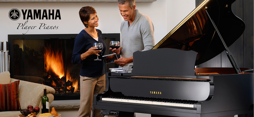Yamaha Disklavier player pianos banner